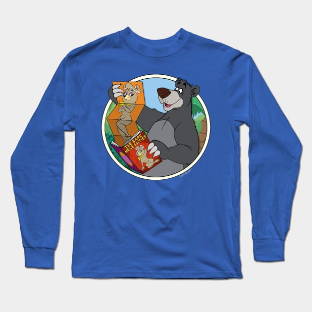 Baloo's Bare Necessities Long Sleeve T-Shirt by DaneDav